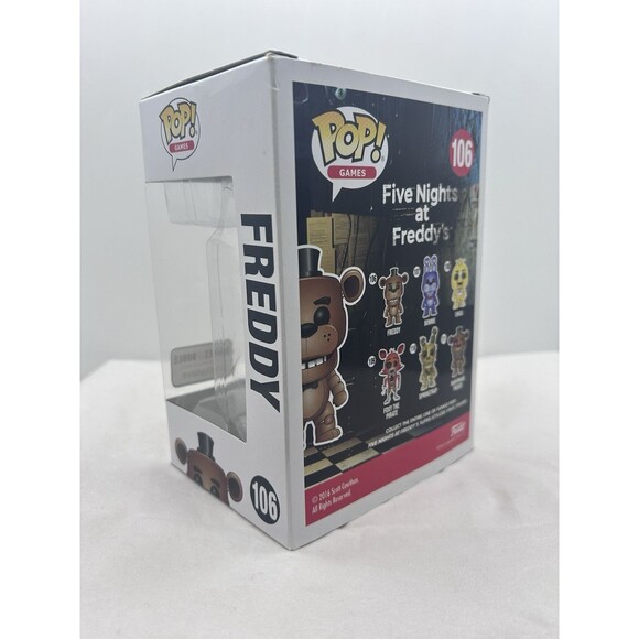 Freddy Fuzz Fazbear in Box Five Nights at Freddys Funko Pop Figurine - Picture 7 of 8